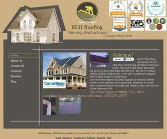 BLhroofing.com(BLH Roofing) Screenshot