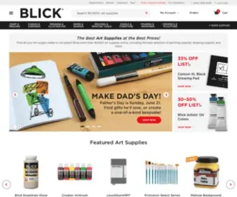 Blick.com(Art Supplies) Screenshot