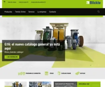 Blickle.es(El fabricante de ruedas para todo ámbito de aplicación) Screenshot