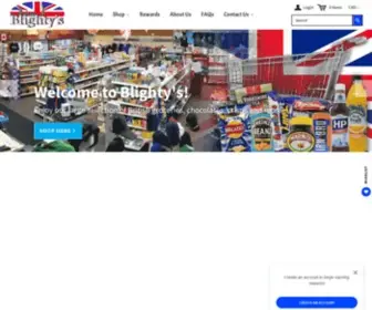 Blightys.com(Blighty's British Store) Screenshot