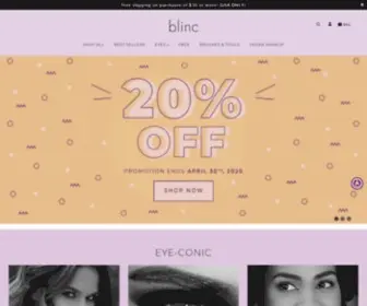 Blincinc.com(Blinc Cosmetics) Screenshot