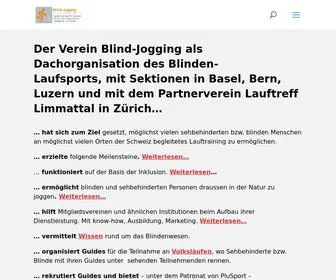 Blind-Jogging.ch(Verein Blind) Screenshot