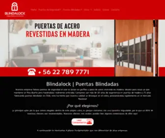 Blindalock.cl(Puertas de Seguridad) Screenshot