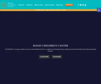 Blindchildrenscenter.org(Lighting the way since 1938) Screenshot