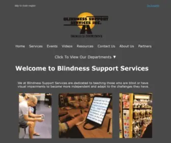 Blindnesssupport.com(Blindness Support Services) Screenshot