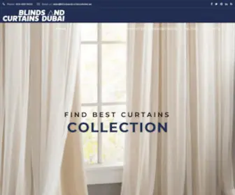 Blindsandcurtainsdubai.ae(Blinds and Curtains Dubai) Screenshot