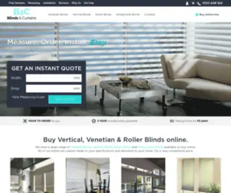 Blindsandcurtainsonline.com.au(Blind and Curtains Online Australia) Screenshot