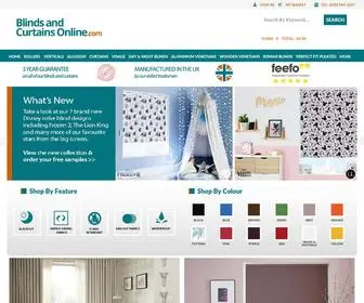 Blindsandcurtainsonline.com(Order Online) Screenshot