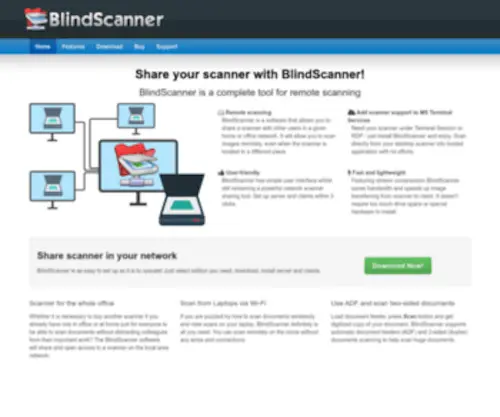 Blindscanner.com(Blindscanner) Screenshot