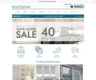 Blindschalet.com(Custom Window Treatments) Screenshot