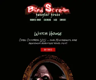 Blindscream.com(Blind Scream Haunted House) Screenshot