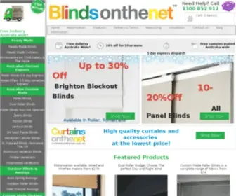 Blindsonthenet.com.au(Discount Roller Blinds Online) Screenshot