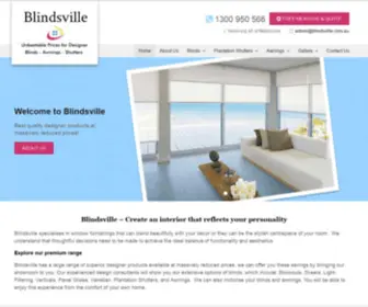 Blindsville.com.au(Blinds) Screenshot