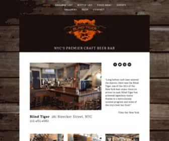 Blindtigeralehouse.com(Blind Tiger Ale House) Screenshot