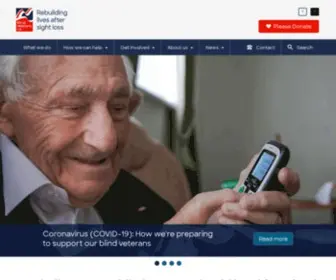Blindveterans.org.uk(Blind Veterans UK) Screenshot