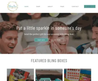 Blingboxgifts.com(Just another WordPress site) Screenshot