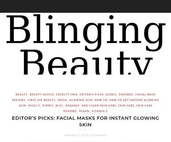 Blingingbeauty.com(Blinging Beauty) Screenshot