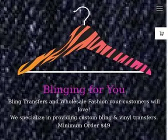 Blingingforyou.com(Home) Screenshot