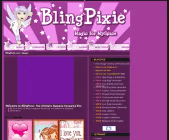 Blingpixie.com(ミーナの恋愛相談室) Screenshot