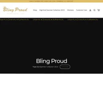 Blingproud.com(Bling Proud) Screenshot