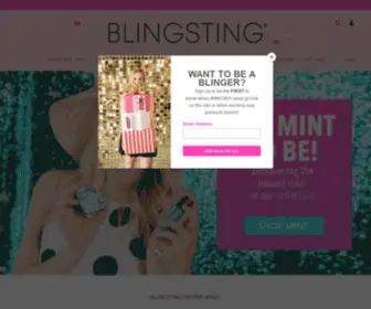 Blingsting.com(Keeping Over 1 Million Girls Safe & Cute Since 2013) Screenshot