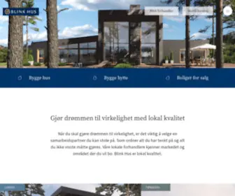 Blink-Hus.no(Hus og hytter i moderne) Screenshot