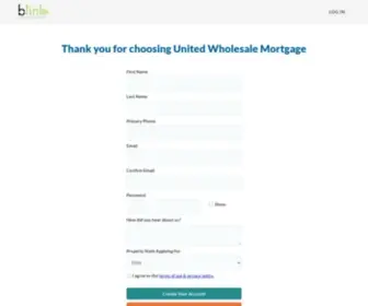 Blink.mortgage(United Wholesale Mortgage) Screenshot