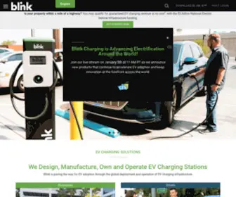 Blinkcharging.com(Electric Vehicle (EV) Charging Stations (EVSE)) Screenshot
