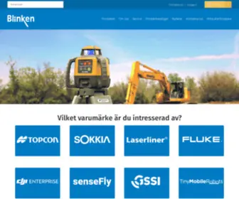 Blinken.eu(Vi erbjuder ett brett sortiment av innovativa kvalitetsprodukter) Screenshot