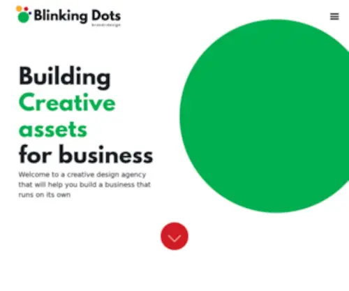 Blinkingdots.com(Creative Agency In Hyderabad) Screenshot