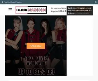 Blinkmansion.com(BLACKPINK Online Store) Screenshot