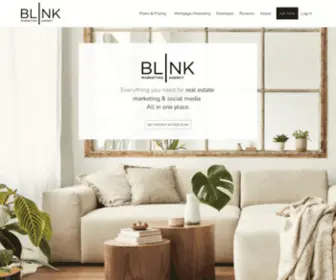 Blinkmarketingagency.com(#1 Real Estate Marketing Membership For Realtor Social Media) Screenshot
