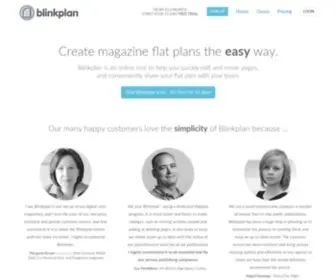 Blinkplan.com(Blinkplan is everyone's favourite magazine flat plan app) Screenshot