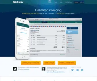 Blinksale.com(Online Invoicing Software) Screenshot
