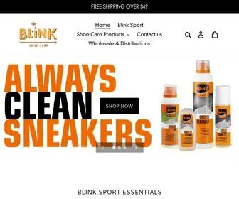 Blinkshoecare.com(Blink Shoe Care) Screenshot