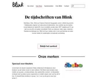 Blinkuitgevers.nl(Tijdschriften) Screenshot