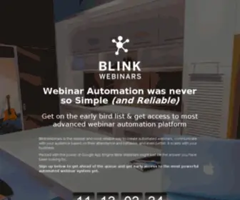 Blinkwebinars.com(Blinkwebinars) Screenshot
