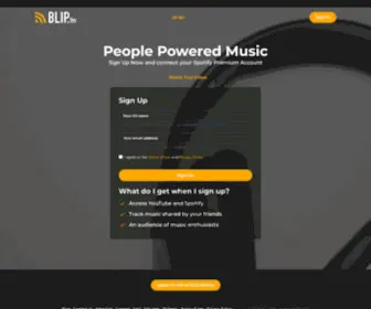 Blip.fm(DEV Free Music) Screenshot