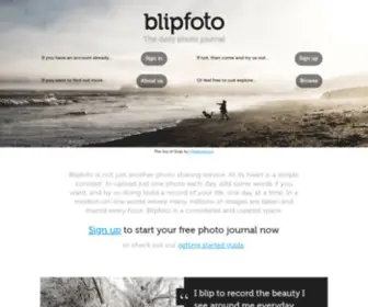Blipfoto.com(Your photo journal) Screenshot