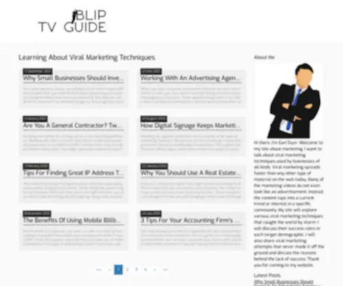 Bliptv-Guide.com(Learning About Viral Marketing Techniques) Screenshot