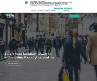 Blis.com(Privacy-first, location-powered programmatic advertising partner) Screenshot