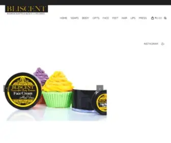 Bliscent.com(BLISCENT Luxury Skincare) Screenshot