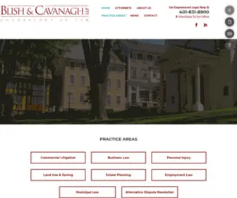 Blishcavlaw.com(Providence Attorneys) Screenshot