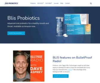 Blisprobiotic.com(Blis Probiotics) Screenshot