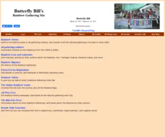 Bliss-Fire.com(Butterfly Bill's Rainbow Gathering Site) Screenshot