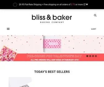 Blissandbaker.com(Bliss and Baker) Screenshot