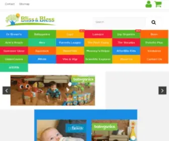 Blissandbless.com(Bliss & Bless 嬰幼兒用品) Screenshot