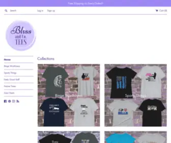 Blissandcompanytees.com(Bliss and Co) Screenshot