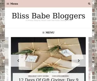 Blissbabebloggers.com(A Beauty Blog by Sarah Lake And Katie Montgomery) Screenshot