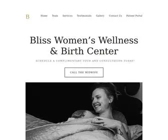 Blissbirthcenter.com(Blissbirthcenter) Screenshot